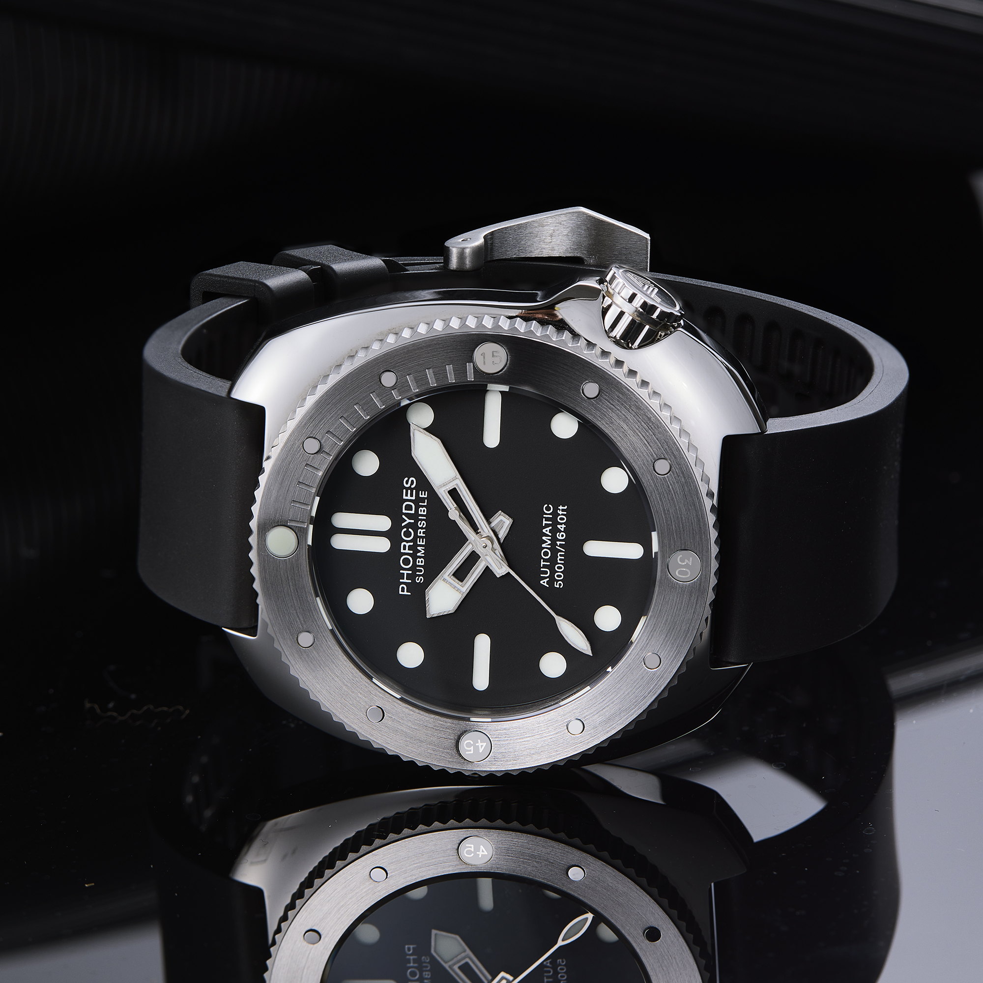PH-1 diver watches  （black dial）