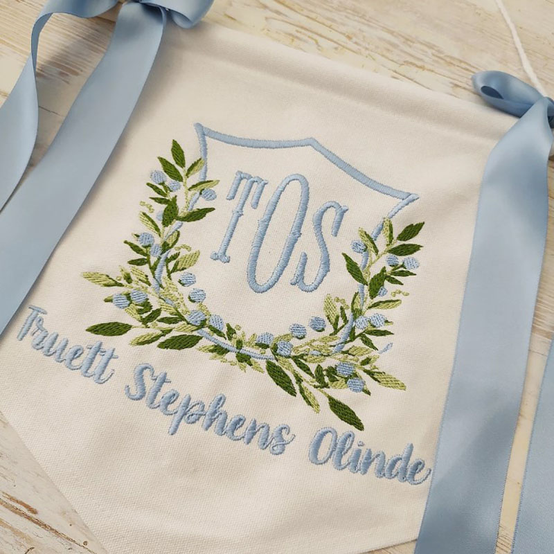 Welcome baby hospital banner with BOWS Baby Pennant