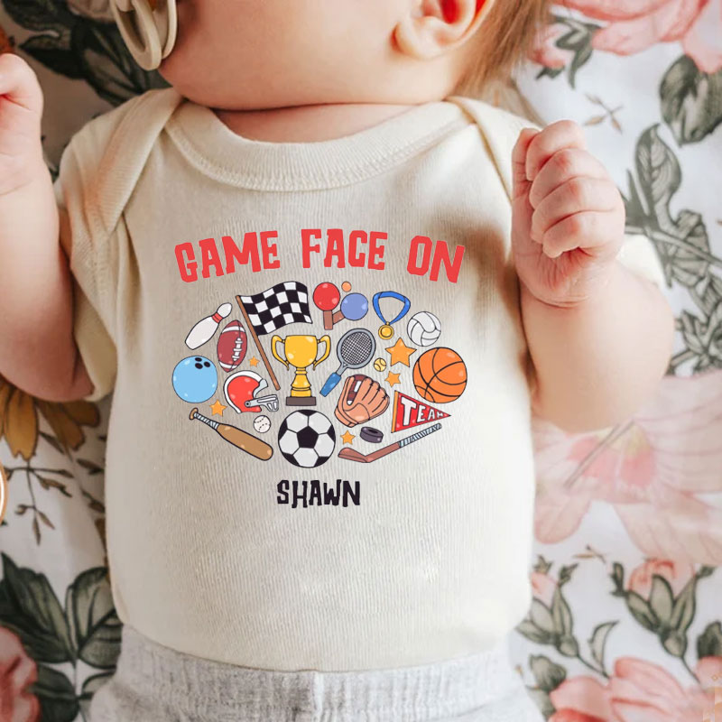Adorable Sports Athletic Baby Bodysuit