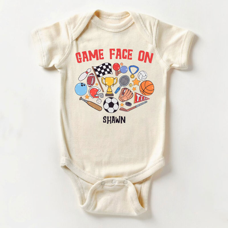 Adorable Sports Athletic Baby Bodysuit