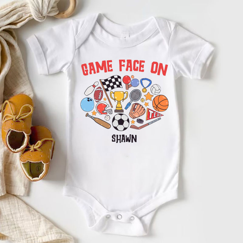 Adorable Sports Athletic Baby Bodysuit