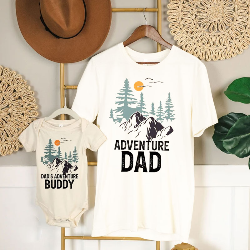 [Baby Bodysuit]Adventure Dad TShirt Dad's Adventure Buddy