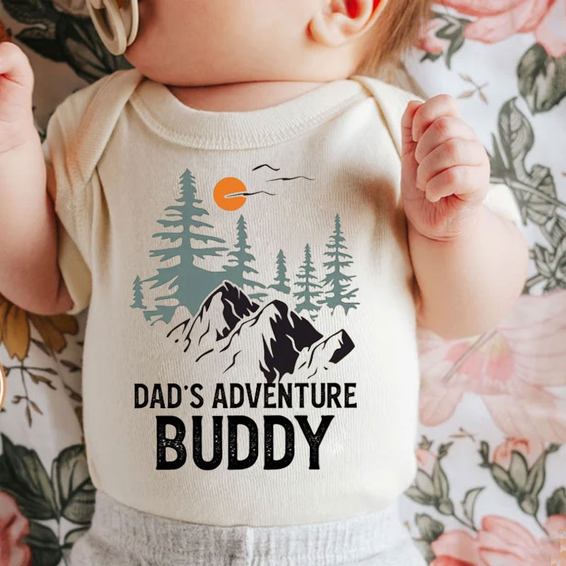 [Baby Bodysuit]Adventure Dad TShirt Dad's Adventure Buddy