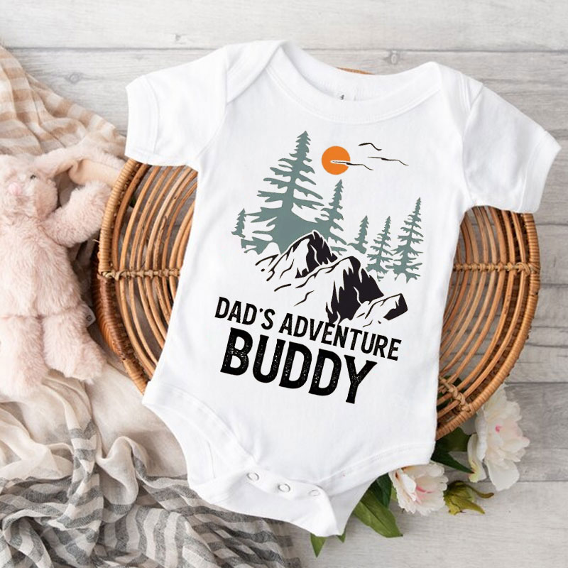 [Baby Bodysuit]Adventure Dad TShirt Dad's Adventure Buddy