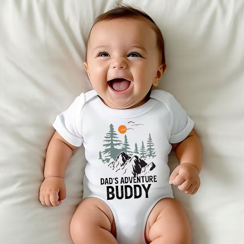 [Baby Bodysuit]Adventure Dad TShirt Dad's Adventure Buddy