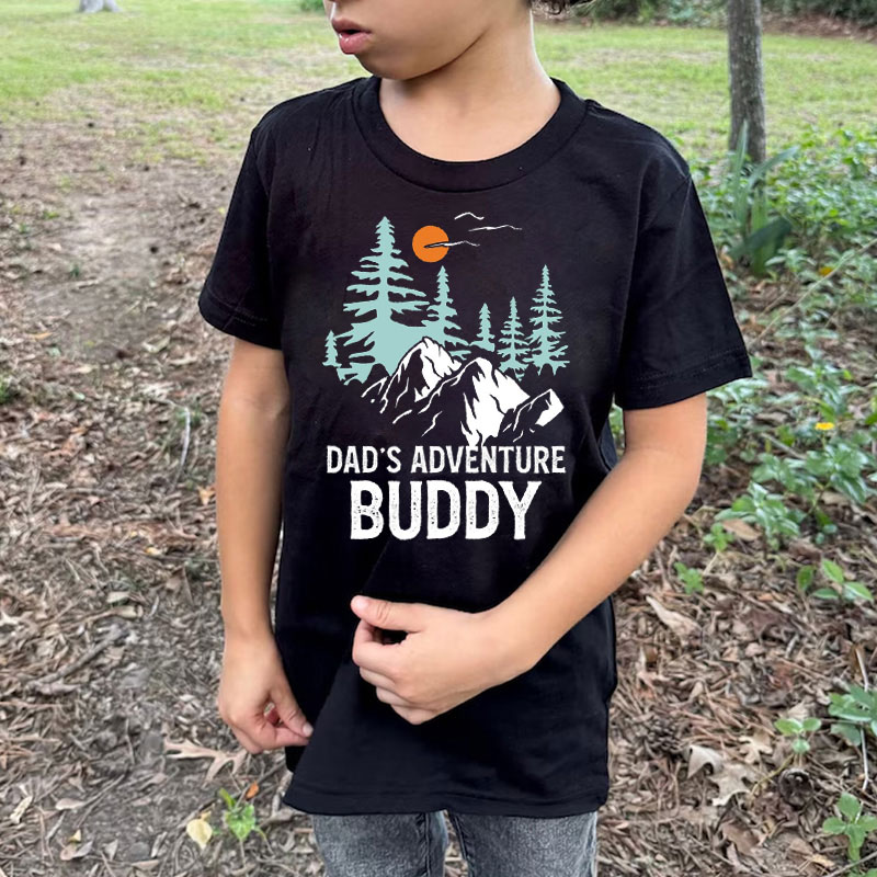 [Youth Shirt / 2-14 Years]Adventure Dad TShirt Dad's Adventure Buddy