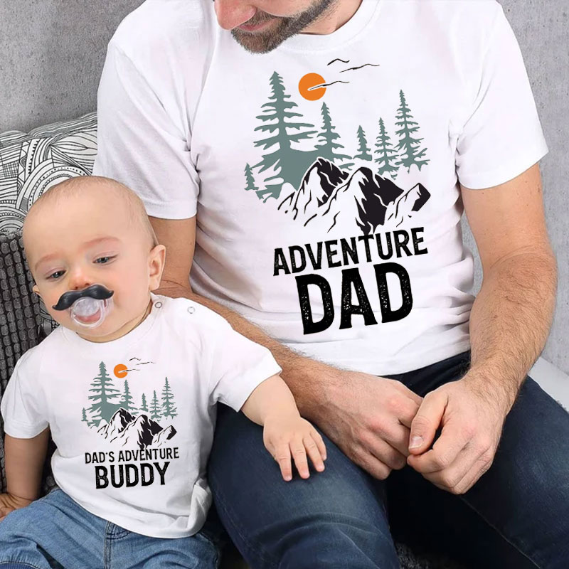 [Youth Shirt / 2-14 Years]Adventure Dad TShirt Dad's Adventure Buddy
