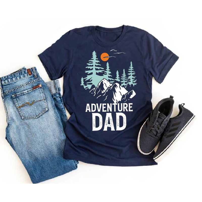 [Adult Tee]Adventure Dad TShirt Dad's Adventure Buddy