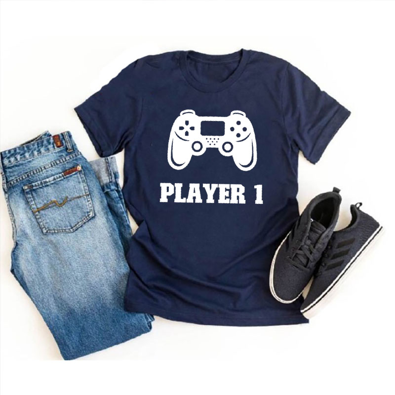 [Adult Tee]Baby And Dad Partner Look Player Shirt