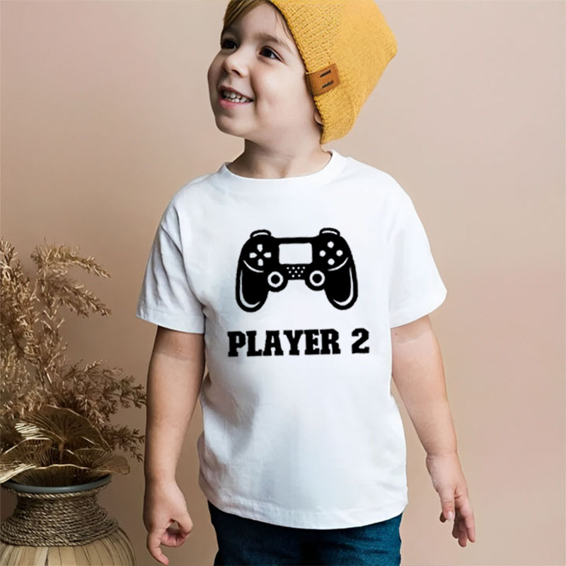 [Youth Shirt / 2-14 Years] Baby And Dad Partner Look Player Youth Shirt