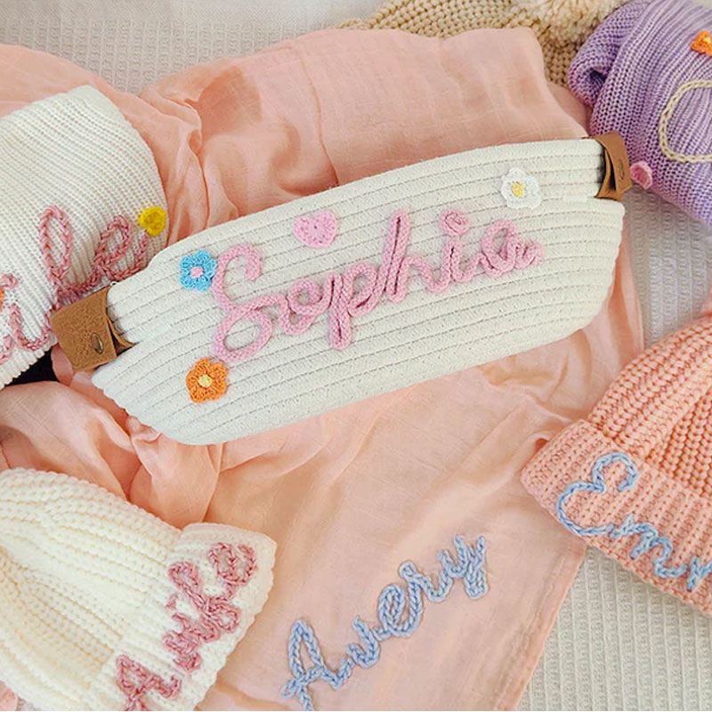 Baby Gift Basket Cotton Rope Toy Basket Diaper basket