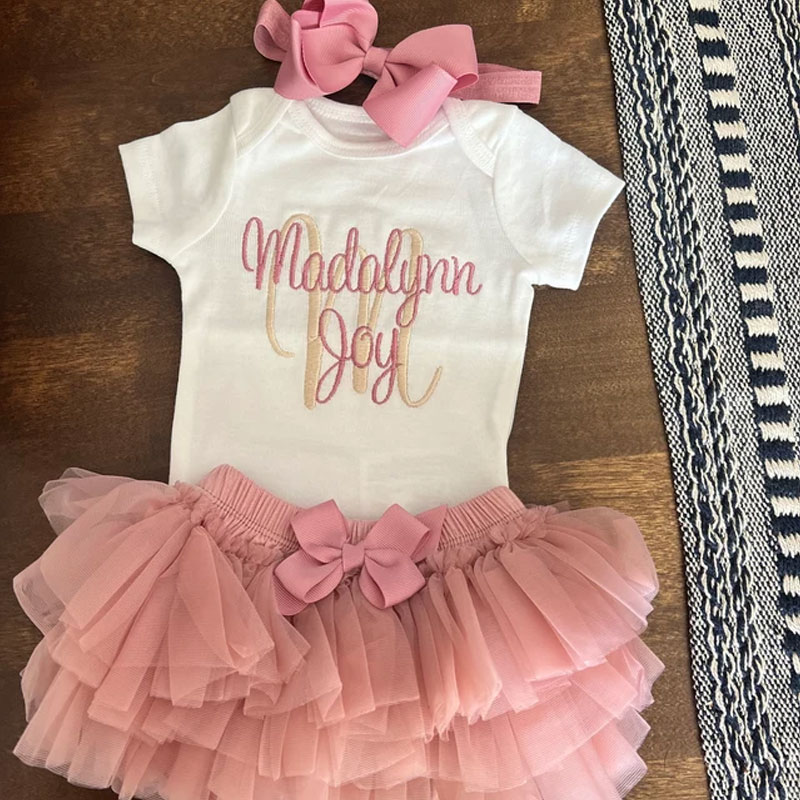Baby Girl Coming Home Outfit Baby Girl tutu