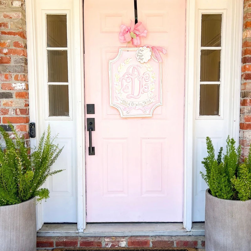 Baby Girl Nursery Door Hospital Door Hanger