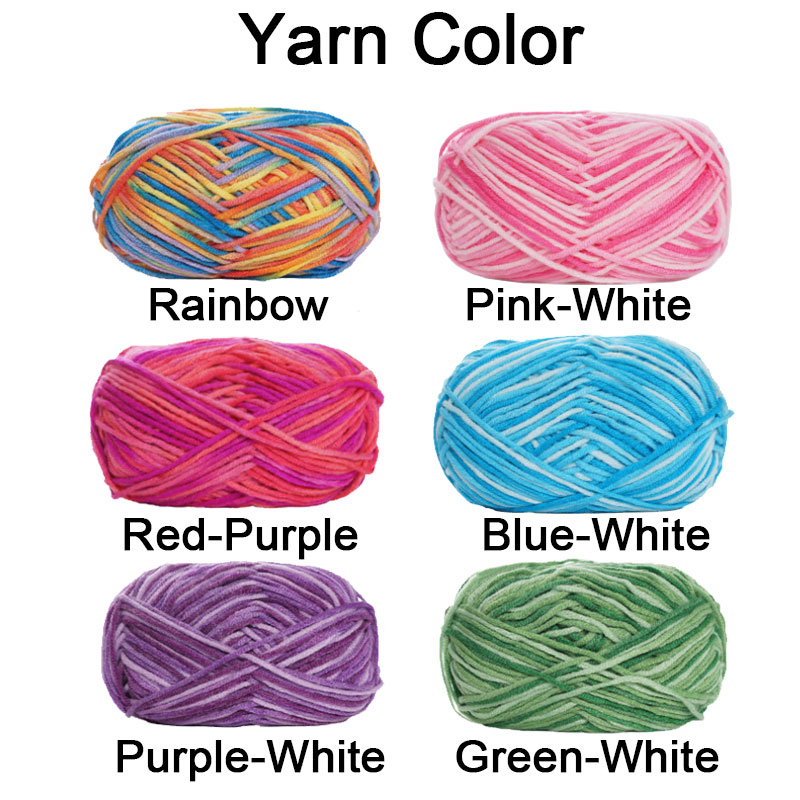 Baby Name Basket Rainbow Yarn Rope Baby Gift Basket