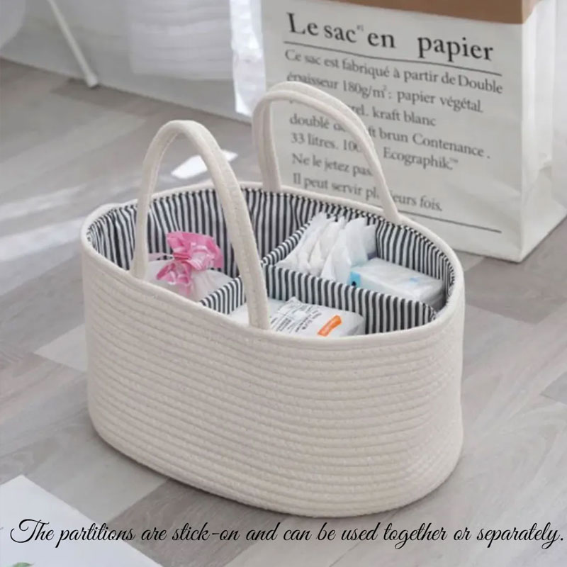 Baby Shower Gift Basket Tulips Flowers Rope Name