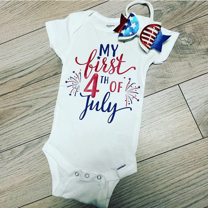 Baby's First 4th Of July Onesie
