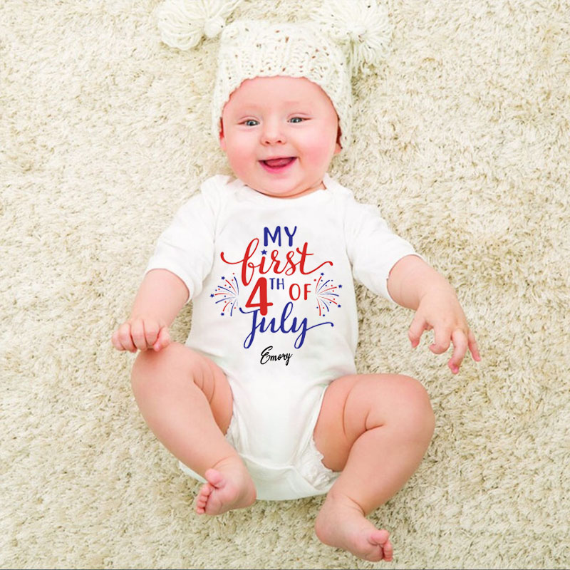 Baby's First 4th Of July Onesie