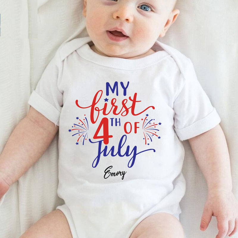 Baby's First 4th Of July Onesie
