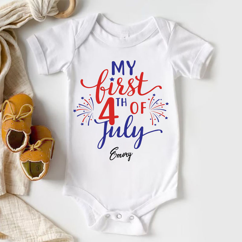 Baby's First 4th Of July Onesie