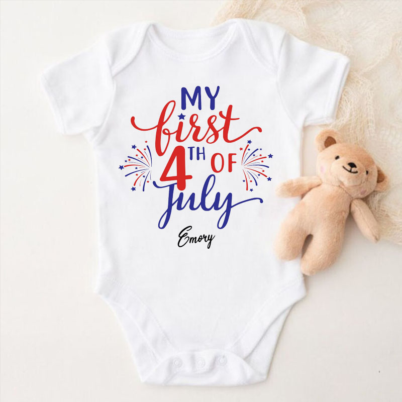 Baby's First 4th Of July Onesie