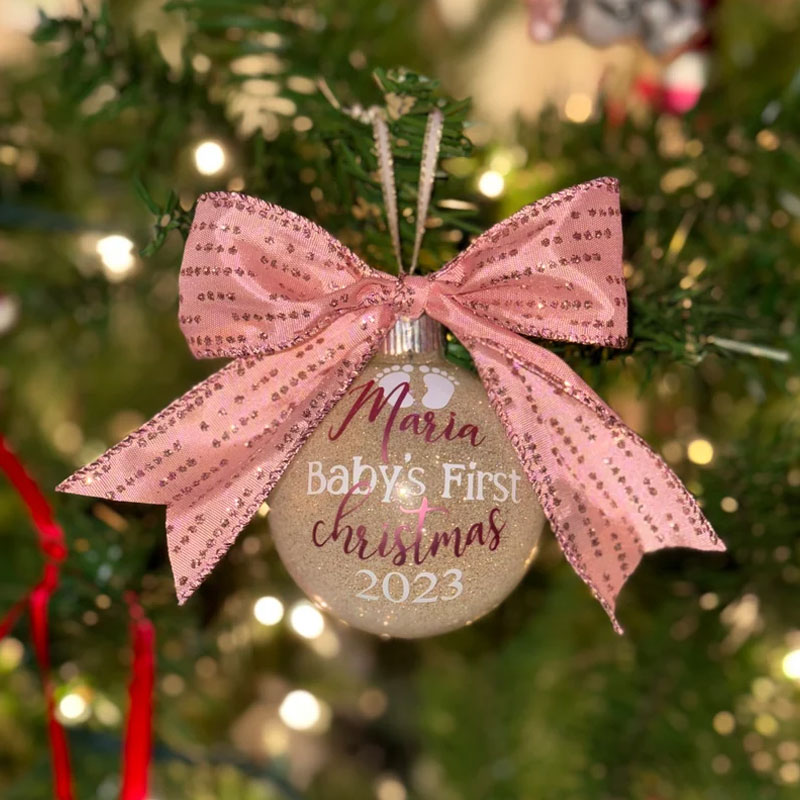 Baby's First Christmas Ornament, Gift Idea for New Parents