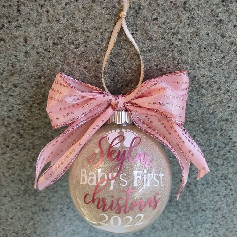 Baby's First Christmas Ornament, Gift Idea for New Parents