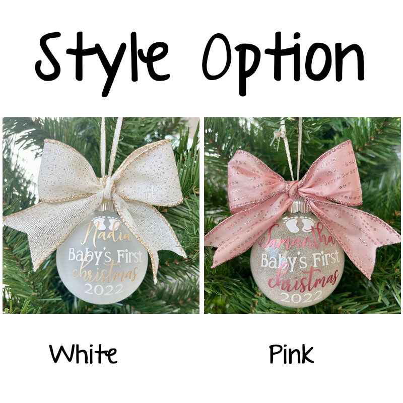 Baby's First Christmas Ornament, Gift Idea for New Parents