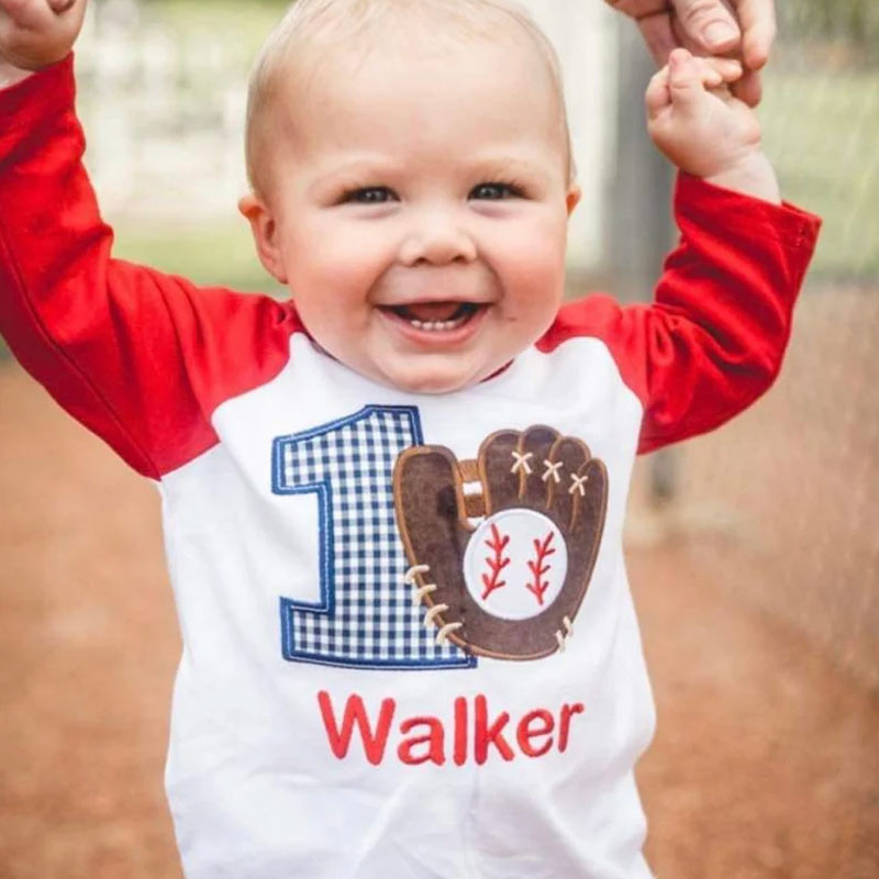 Baseball 1st Birthday Party Shirt Rookie Of The Year