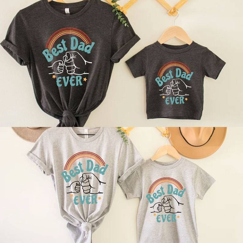 [Youth Shirt / 2-14 Years]Best Dad Ever Shirt Daddy and Me Shirt