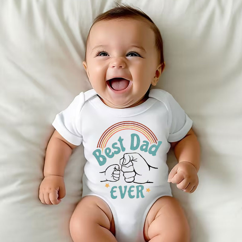 [Baby Bodysuit]Best Dad Ever Shirt Daddy and Me Shirt