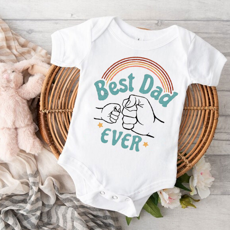 [Baby Bodysuit]Best Dad Ever Shirt Daddy and Me Shirt
