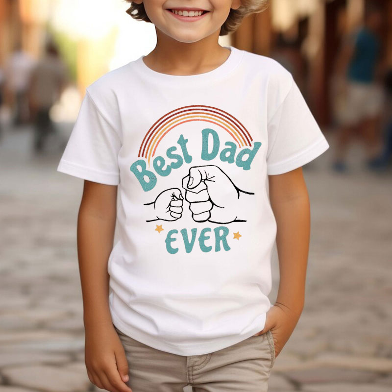 [Youth Shirt / 2-14 Years]Best Dad Ever Shirt Daddy and Me Shirt