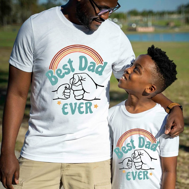 [Youth Shirt / 2-14 Years]Best Dad Ever Shirt Daddy and Me Shirt
