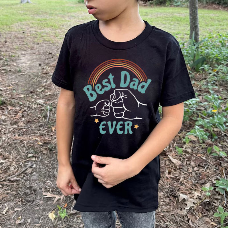 [Youth Shirt / 2-14 Years]Best Dad Ever Shirt Daddy and Me Shirt