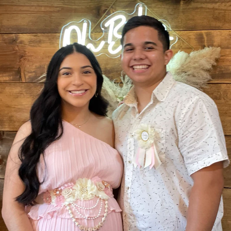 Blush Pink Baby Girl Shower Maternity Flower Sash