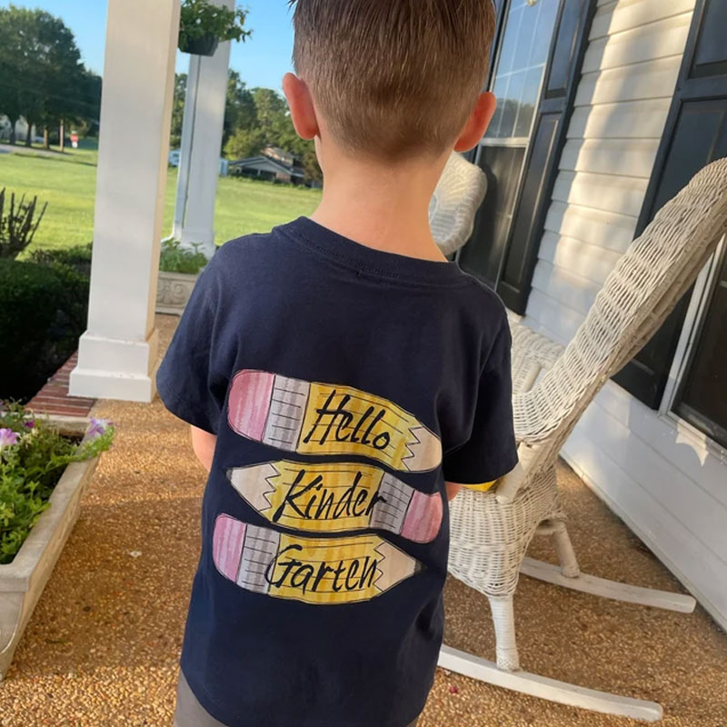 Boys back to school shirt monogram school Tshirt