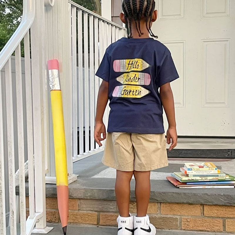 Boys back to school shirt monogram school Tshirt