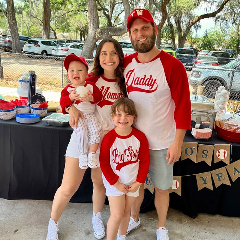 Custom Daddy, Mommy and Me Matching Rookie Shirt