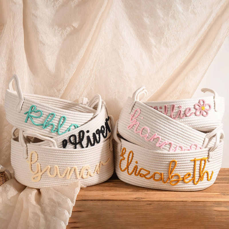 Custom Baby Shower Gift Basket, Portable Diaper Storage