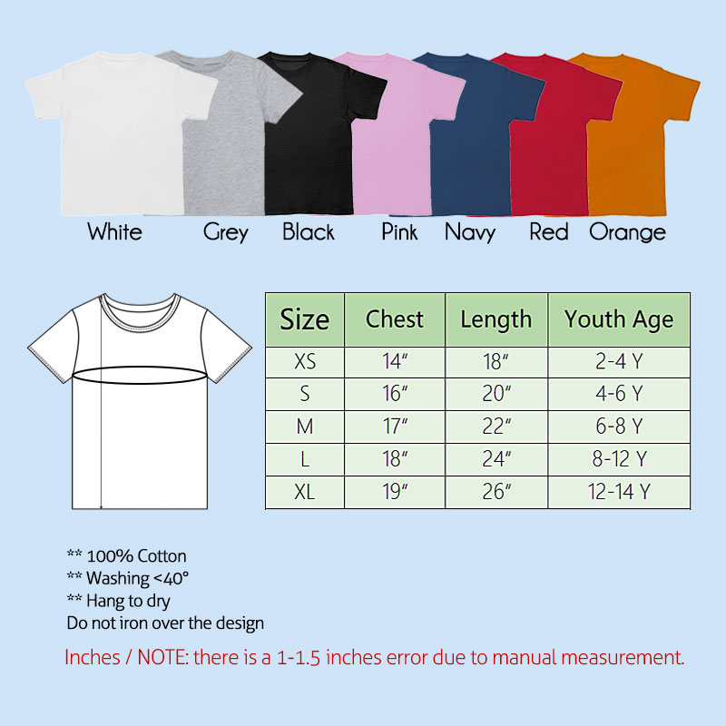[Youth Shirt / 2-14 Years] Custom Family Reunion Christmas Family Shirts with Bear