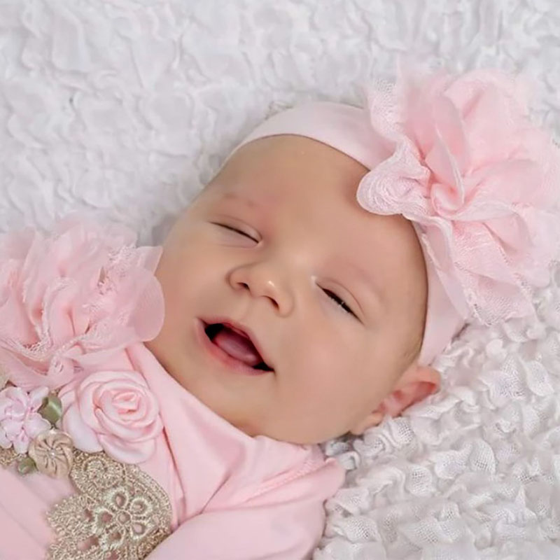 Pink Take Home Gown Newborn Girl Coming Home Outfit