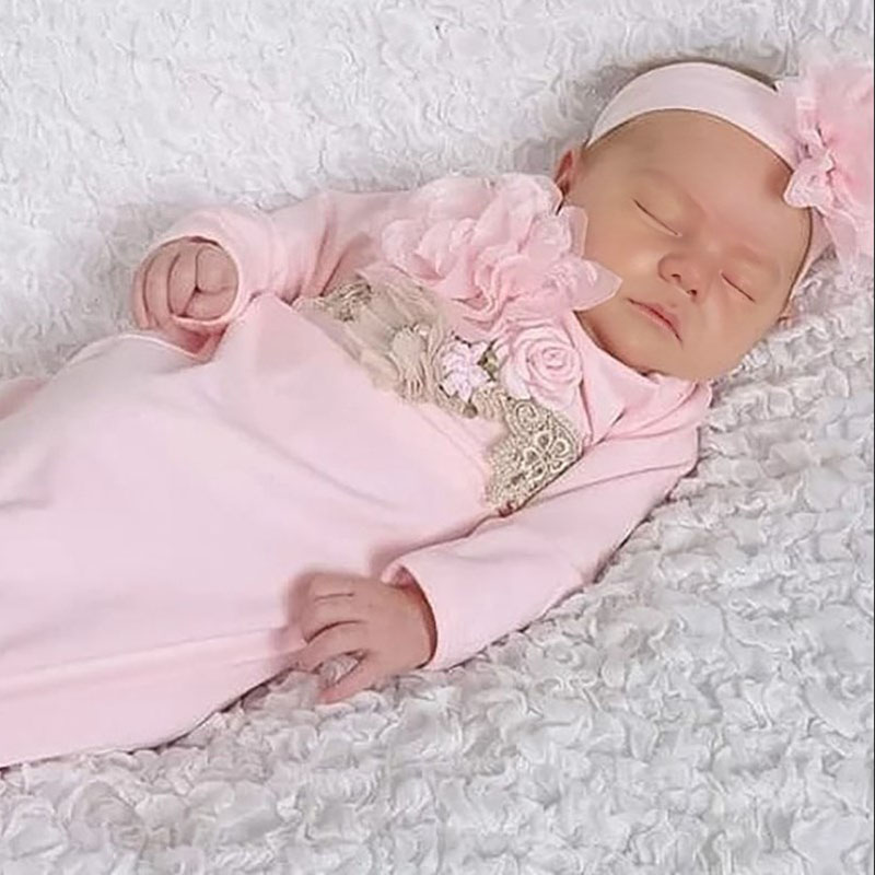 Pink Take Home Gown Newborn Girl Coming Home Outfit