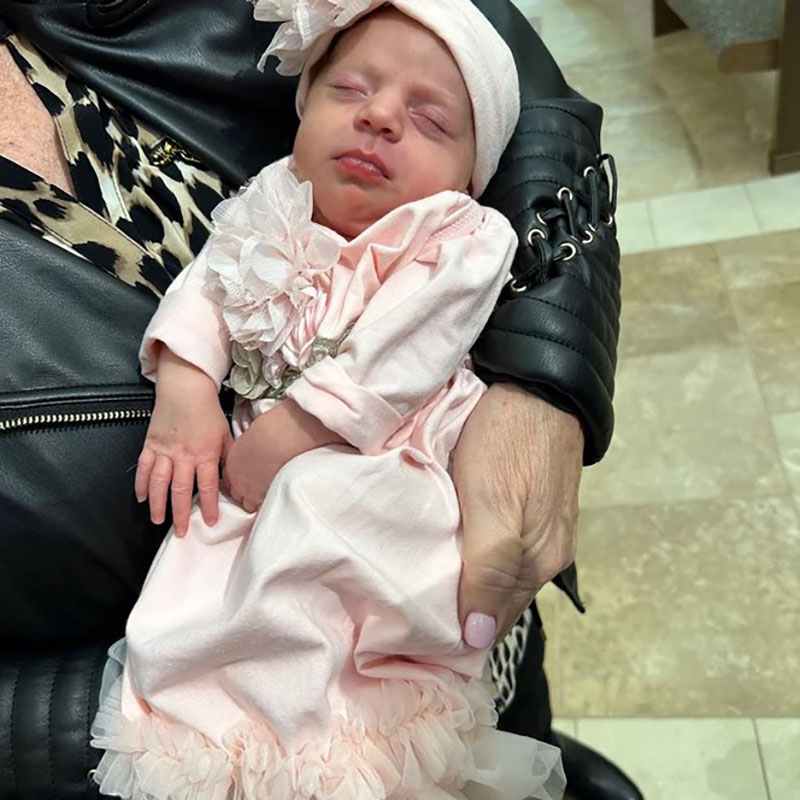 Pink Take Home Gown Newborn Girl Coming Home Outfit