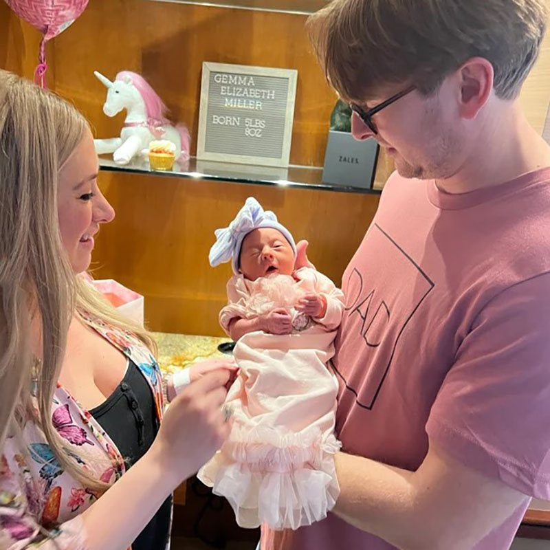 Pink Take Home Gown Newborn Girl Coming Home Outfit