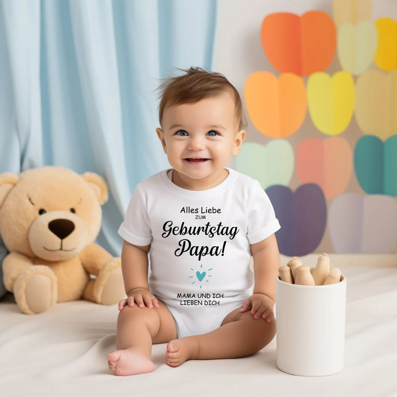 Celebrate First Father's Day Baby Onesie