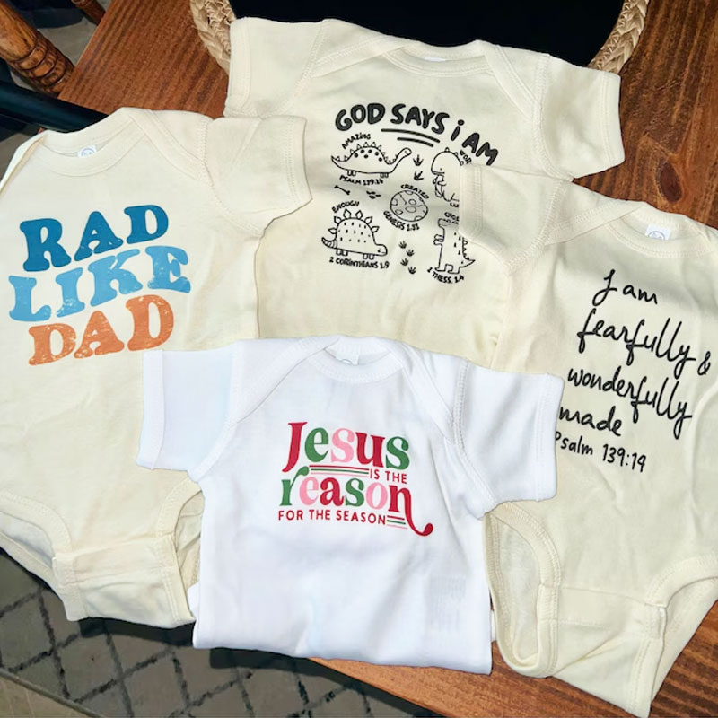 Christian Baby Bodysuit - God Says I Am Christian