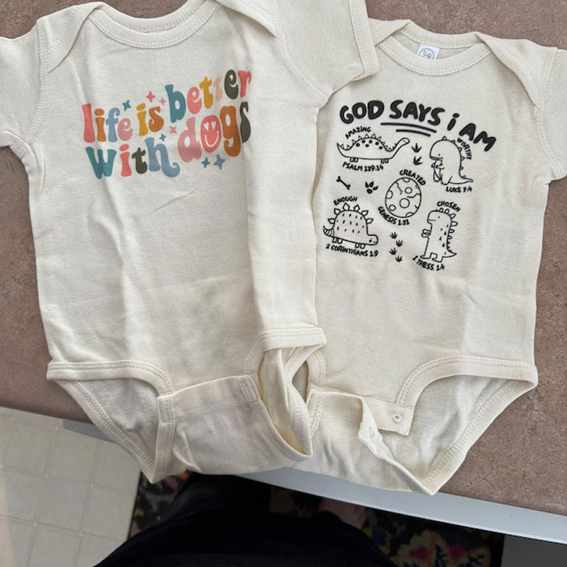 Christian Baby Bodysuit - God Says I Am Christian