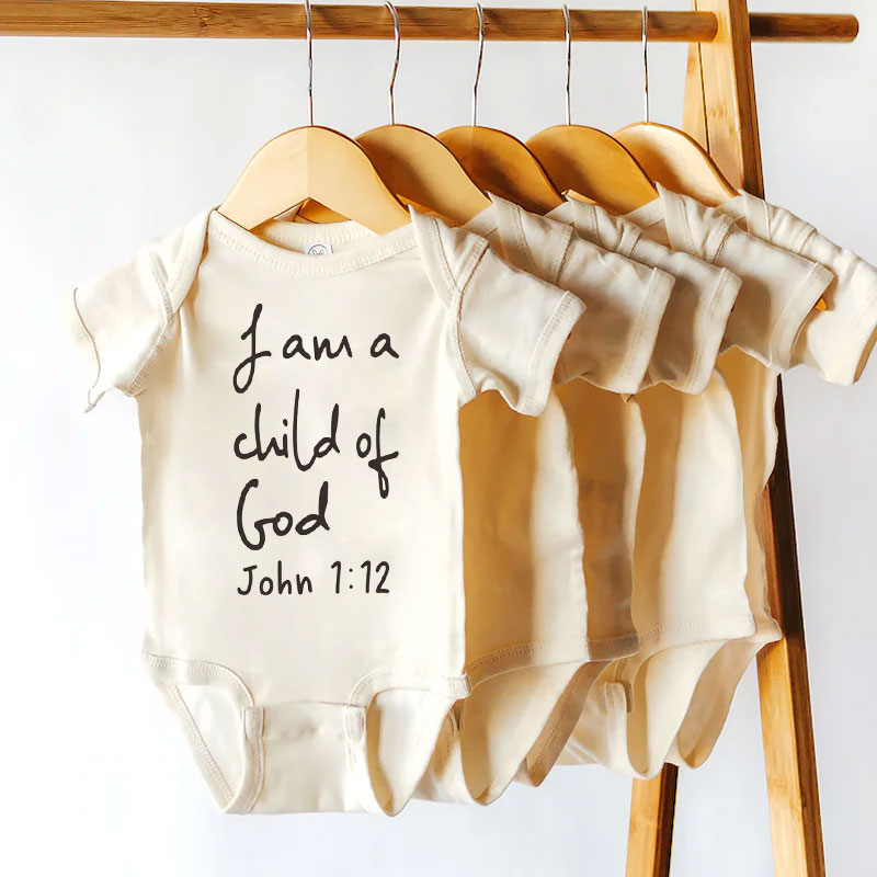Christian Baby Bodysuit - I Am A Child Of God Jesus