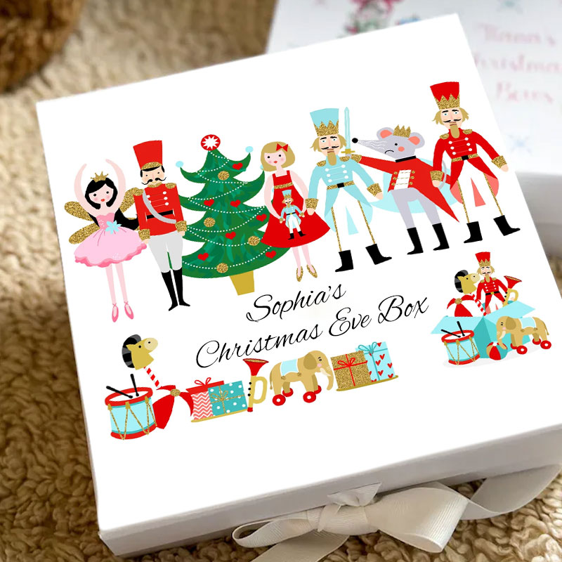 Christmas Eve Box Nutcracker Sugar Plum Fairy Gift Box for Kids