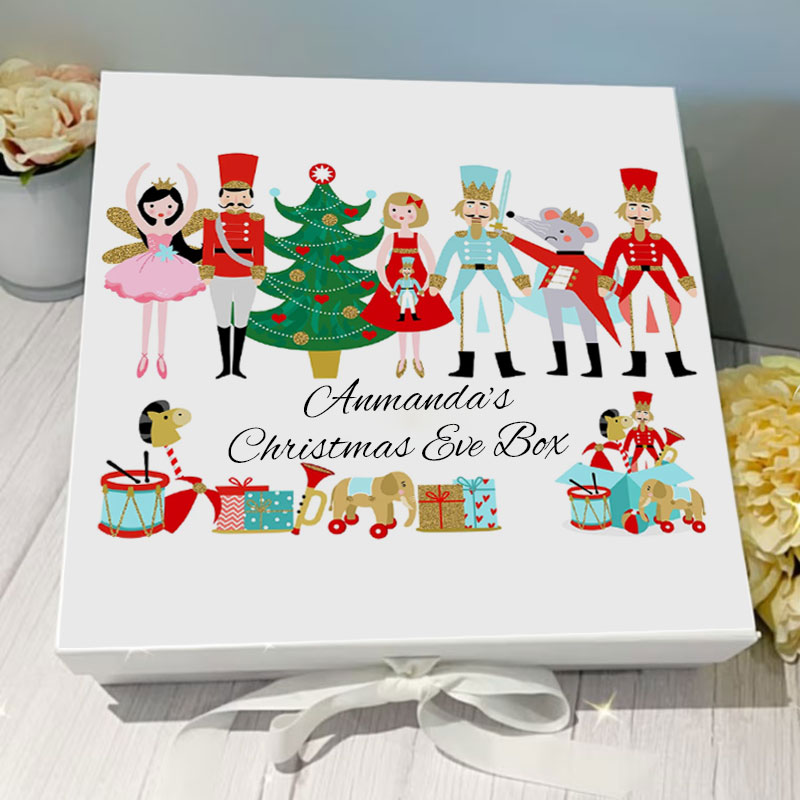 Christmas Eve Box Nutcracker Sugar Plum Fairy Gift Box for Kids